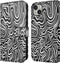 iMoshion Hoesje Geschikt voor iPhone 14 Hoesje Met Pasjeshouder - iMoshion Design Bookcase smartphone - Meerkleurig / Black And White