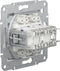RJ45-aansluiting CAT6 UTP - 2-voudig - Zonder Frame - Wit - Asfora - Schneider Electric - EPH4870121D
