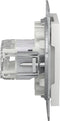 RJ45-aansluiting CAT6 UTP - 2-voudig - Zonder Frame - Wit - Asfora - Schneider Electric - EPH4870121D