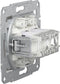 RJ45-aansluiting CAT6 UTP - 2-voudig - Zonder Frame - Wit - Asfora - Schneider Electric - EPH4870121D