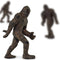 Safari Bigfoot Mini-figuren 2,5 Cm Rubber Bruin 192 Stuks