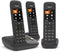 Gigaset A970A - DECT-telefoon - 3 handsets - Antwoordapparaat - Zwart