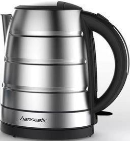 Hanseatic WK8330LL01 - Waterkoker 1,7L - 1850W - RVS/Zilver - Automatische uitschakeling