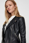 VERO MODA VMRIAFAVO - Dames Jas - Imitatieleer - Maat S