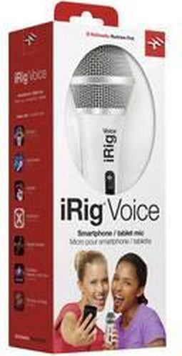 IK Multimedia iRig Voice Zangmicrofoon Hand Zendmethode:Kabelgebonden Microfoon (3.5 mm jackplug), Microfoon (6.3 mm ja
