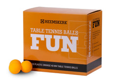 Tafeltennisballen Oranje Heemskerk Fun - per 100 stuks