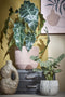 Mica Decorations Alocasia Kunstplant in Bloempot - H50 x Ø30 cm - Groen