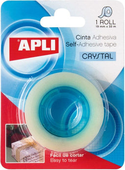 Plakband Apli Transparant Papier 10 Onderdelen 19 x 33 mm