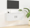 vidaXL - Tv-wandmeubel - 100x34,5x40 - cm - wit