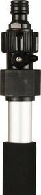 Protecton Wasborstel - Uitschuifbare steel 95-160cm - Afsluitbare watertoevoer - Geel Zilver Zwart