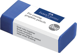 Faber-Castell gum - stofvrij - blauw - FC-187170