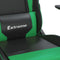 vidaXL - Gamestoel - kunstleer - zwart - en - groen