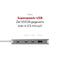 Linq 8in1 8K PRO USB-C Multiport Hub - 140W Oplaadpoort - HDMI 2.1 tot 8K - Off-white
