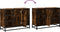 vidaXL - Wastafelkast - 80x33x60 - cm - bewerkt - hout - gerookt - eikenkleurig