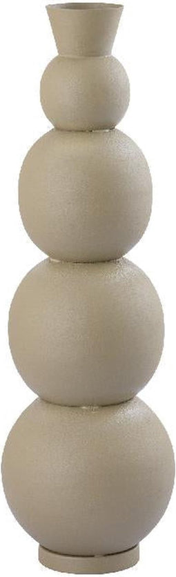 PTMD Bloempot Casse - 20x20x63 cm - Ijzer - Groen