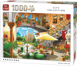 King Puzzel - Barcelona - 1000 stukjes - 68 x 49 cm
