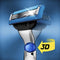 Gillette Mach 3 Turbo 3D Scheerhouder + Scheermesjes 5 stuks - Voordeelverpakking