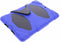 Tablet Hoes Geschikt voor iPad Air 1 (2013) - Extreme Protection Army Backcover tablet - Blauw