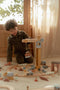 Little Dutch LD2542 - Hijskraan set - Houten bouwset - Geel