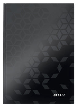 Leitz WOW A5 Notitieboek met Harde Kaft - Gelijnd - FSC Gecertificeerd - Zwart