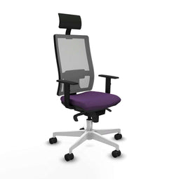 Bureaustoel met hoofdsteun Piqueras y Crespo 1D026N1 Paars