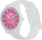 Ice-Watch - Ice Solar Power Coral Reef - Montre Blanche pour Femme avec Bracelet en Silicone - 019031 (Small)