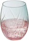 Cristal d’Arques Paris - Waterglas Swirly Spring - Vaatwasser veilig - Roze (4 stuks)