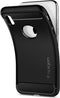 Spigen Rugged Armor bescherming hoesje iPhone XS Max - zwart case carbon fiber