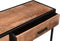 Livingfurn - Wandtafel Sturdy - 120x80x35 cm - Mangohout / Gecoat Staal