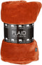 Mica Decorations Famke Fleece Plaid - L180 x B130 cm - Terra