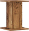 vidaXL - Plantenstandaards - 2 - st - 30x30x40 - cm - bewerkt - hout - oud - houtkleurig