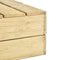 vidaXL - Tuintafel - 75x75x31 - cm - geïmpregneerd - grenenhout