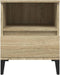 vidaXL - Nachtkastje - 40x35x50 - cm - sonoma - eikenkleurig