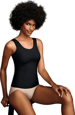 Maidenform DM2584 - Sleek Smoothers - Corrigerende 2-Way Tank Top - Zwart