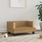 vidaXL - Hondenmand - 60x40x30 - cm - fluweel - bruin