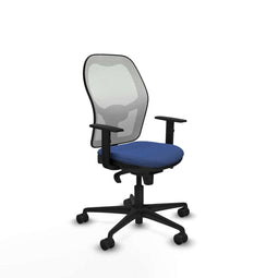 Piqueras y Crespo 1D036N0 - Bureaustoel - Verstelbare hoogte met armleuning - Marineblauw