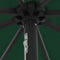 vidaXL - Tuinparasol - met - LED-verlichting - 395 - cm - x - 245 - cm - Groen