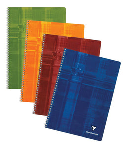 Clairefontaine schrift ft A4, 100 bladzijden, geruit 5 mm, met kantlijn 10 stuks