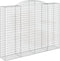 vidaXL - Schanskorven - 2 - st - gewelfd - 300x50x220/240 - cm - ijzer