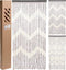 Deur gordijn Bamboe 90x180 cm bruin-beige
