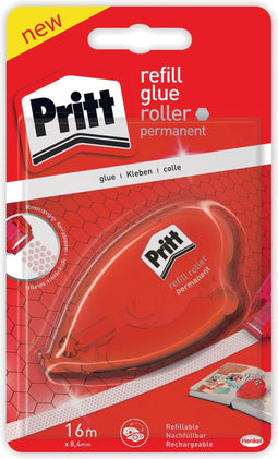 Lijmroller Pritt houder en navulling permanent op blister | 10 stuks