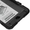 Tablet Hoes Geschikt voor iPad Mini 5 (2019) / iPad Mini 4 (2015) (2015) - Extreme Protection Army Backcover tablet - Zwart /Zwart