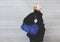 LOQI Weekender - Quilted Betty Blue Large