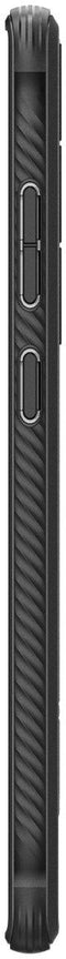 Spigen Rugged Armor - TPU Hoesje - Militaire standaard - Zwart