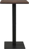 vidaXL - Bistrotafel - 70x70x107 - cm - donkeressenkleurig