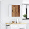 vidaXL - Keukenwandkast - Porto - bewerkt - hout - oud - houtkleurig