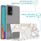 iMoshion Hoesje Geschikt voor Samsung Galaxy A52 (4G) / A52s / A52 (5G) Hoesje Siliconen - iMoshion Design hoesje - Wit / Meerkleurig / Goud / White Graphic
