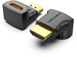 Vention AIOB0 - HDMI Hoekadapter - 90 graden - Zwart