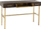 J-Line console Janis 2 Laden - hout/ijzer - bruin/goud