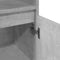 vidaXL - Badkamerkast - 30x30x100 - cm - bewerkt - hout - betongrijs